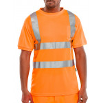 Crew Neck Safety tee High vis Clothing