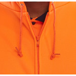 Safety Full-Zip Hooded Sweat shirt High vis Clothing