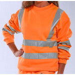 Safety Sweat Shirt High vis Clothing