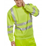 Safety Sweat Shirt High vis Clothing