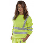 Safety Sweat Shirt High vis Clothing