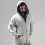 Heavy zip hoodie Zipped