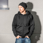 Heavy zip hoodie Zipped