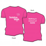 Solstice walk tshirt PERSONALISED