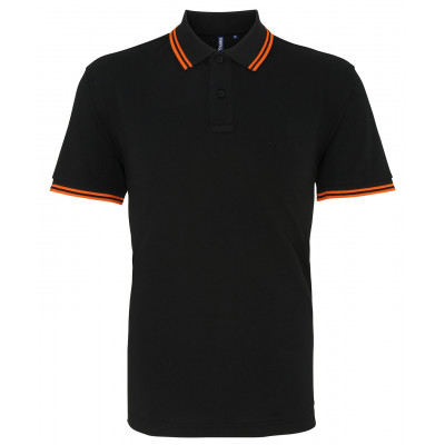 Asquith & Fox Tipped Polo Shirt Short Sleeve Polos