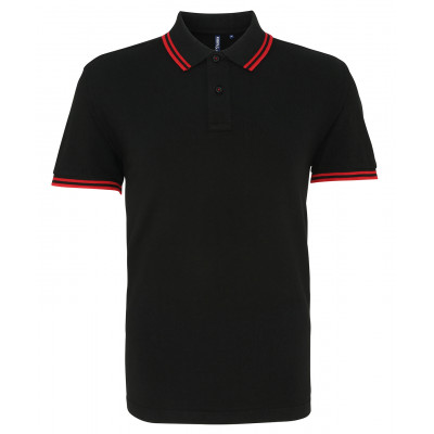 Asquith & Fox Tipped Polo Shirt Short Sleeve Polos