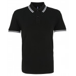 Asquith & Fox Tipped Polo Shirt Short Sleeve Polos