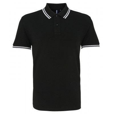 Asquith & Fox Tipped Polo Shirt Short Sleeve Polos