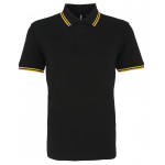 Asquith & Fox Tipped Polo Shirt Short Sleeve Polos