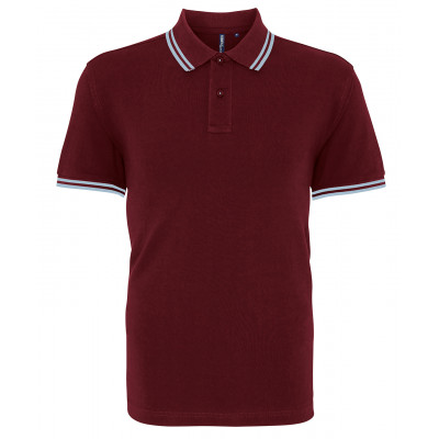 Asquith & Fox Tipped Polo Shirt Short Sleeve Polos