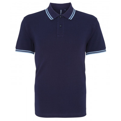 Asquith & Fox Tipped Polo Shirt Short Sleeve Polos