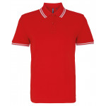 Asquith & Fox Tipped Polo Shirt Short Sleeve Polos