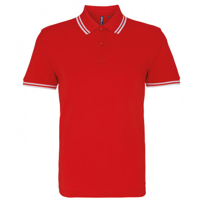 Asquith & Fox Tipped Polo Shirt Short Sleeve Polos