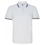 Asquith & Fox Tipped Polo Shirt Short Sleeve Polos