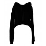 Women's cropped fleece hoodie Overhead