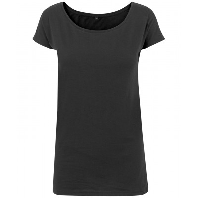 Women's wide neck tee Standard Sleeve Tees