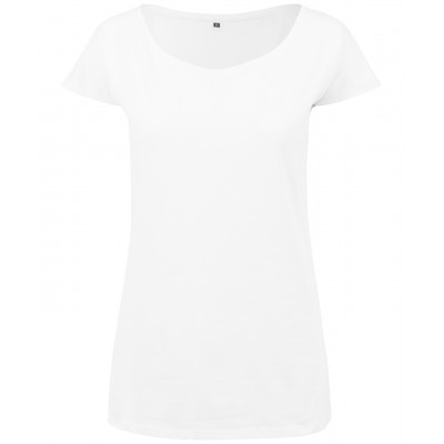 Women's wide neck tee Standard Sleeve Tees