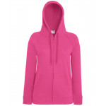 Women's lightweight hooded sweatshirt jacket  Zipped