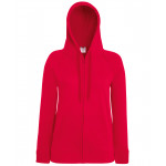 Women's lightweight hooded sweatshirt jacket  Zipped