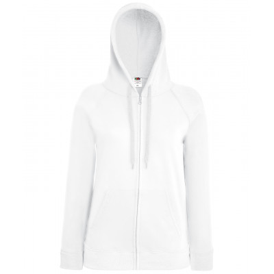 Women's lightweight hooded sweatshirt jacket  Zipped