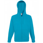 Lightweight hooded sweatshirt jacket Zipped