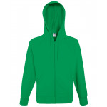 Lightweight hooded sweatshirt jacket Zipped