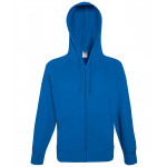 Lightweight hooded sweatshirt jacket Zipped