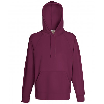 Lightweight hooded sweatshirt    Overhead