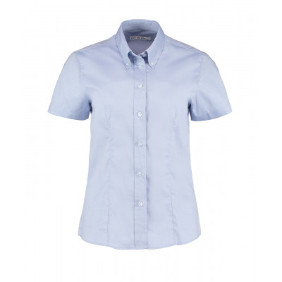 Kustom Kit  Corporate Oxford blouse short sleeved Shirts & Blouses