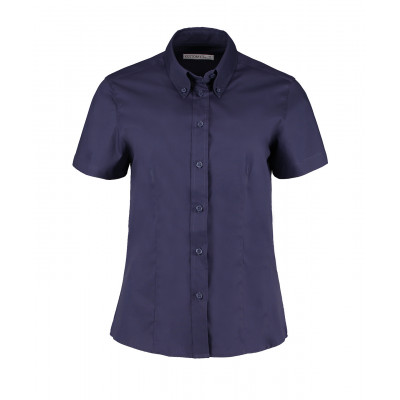 Kustom Kit  Corporate Oxford blouse short sleeved Shirts & Blouses