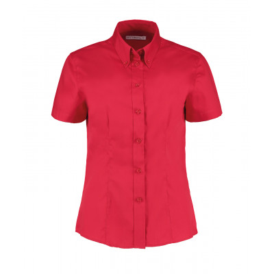 Kustom Kit  Corporate Oxford blouse short sleeved Shirts & Blouses