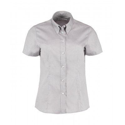 Kustom Kit  Corporate Oxford blouse short sleeved Shirts & Blouses