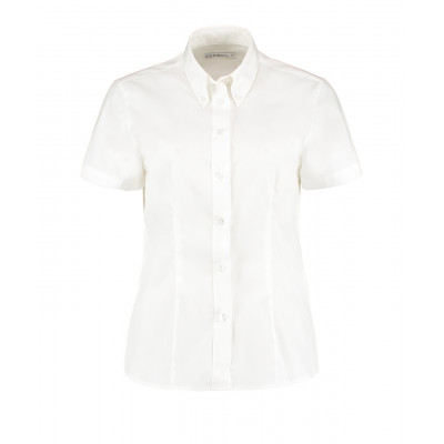 Kustom Kit  Corporate Oxford blouse short sleeved Shirts & Blouses