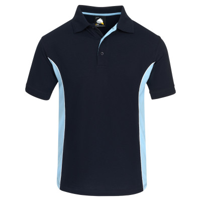 Silverswift two tone polo shirt Short Sleeve Polos