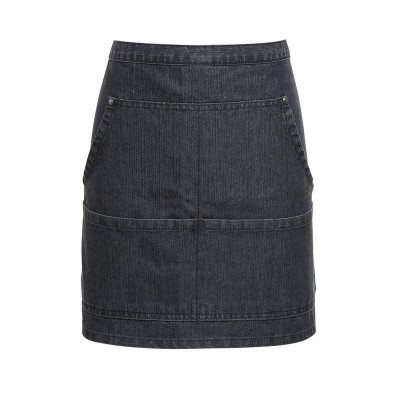 Jeans stitch denim waist apron Aprons