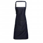 Jeans stitch bib apron Aprons