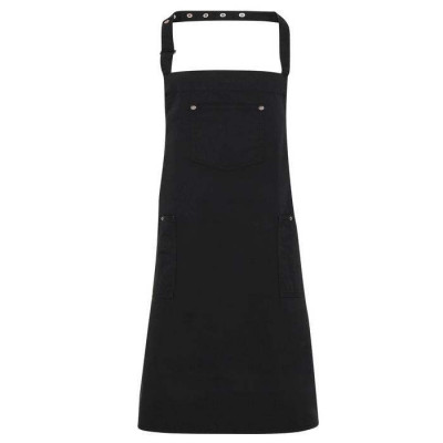 Chino cotton bib apron Aprons