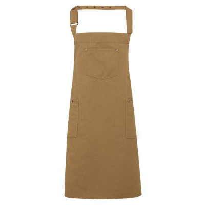 Chino cotton bib apron Aprons