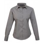 Premier Women's Poplin Long Sleeve Blouse Shirts & Blouses