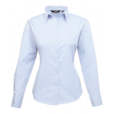 Premier Women's Poplin Long Sleeve Blouse Shirts & Blouses