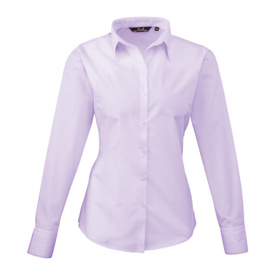 Premier Women's Poplin Long Sleeve Blouse Shirts & Blouses