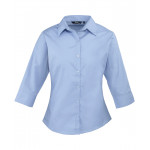Premier Women's ¾ Sleeve Poplin Blouse Shirts & Blouses