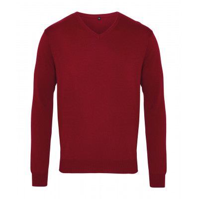 V-neck knitted sweater Knitwear