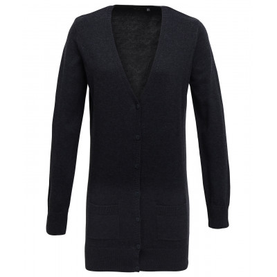 Women's longline knitted cardigan Knitwear