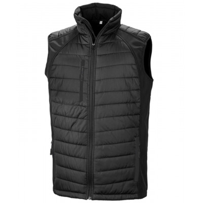 Compass padded softshell gilet 