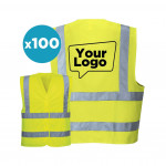 100 high vis vest pack Bulk Hi-Visibility