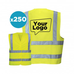 250 high vis vest pack