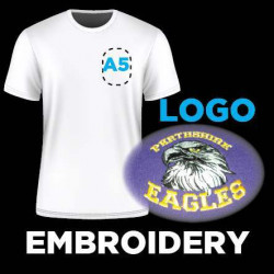 Embroidered logo SMALL (upto 10cm)