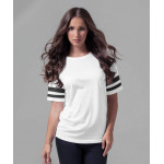 Women's mesh stripe tee Standard Sleeve Tees