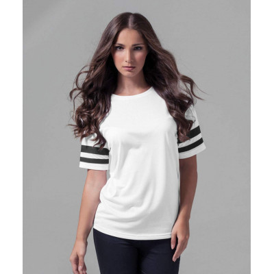 Women's mesh stripe tee Standard Sleeve Tees